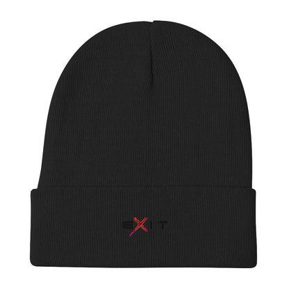 Exit Embroidered Beanie